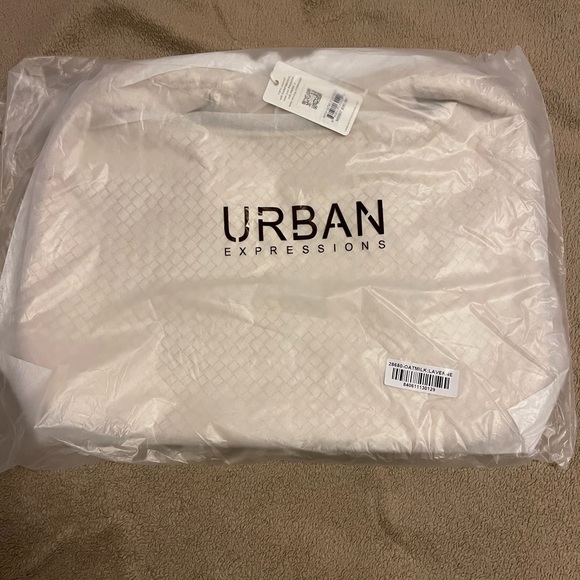 Urban Expressions Laverne Hobo Bag in Oatmilk - Picture 6 of 6